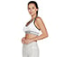 SEAMLESS SPORTS BRA, WHITE Apparels Bottom View