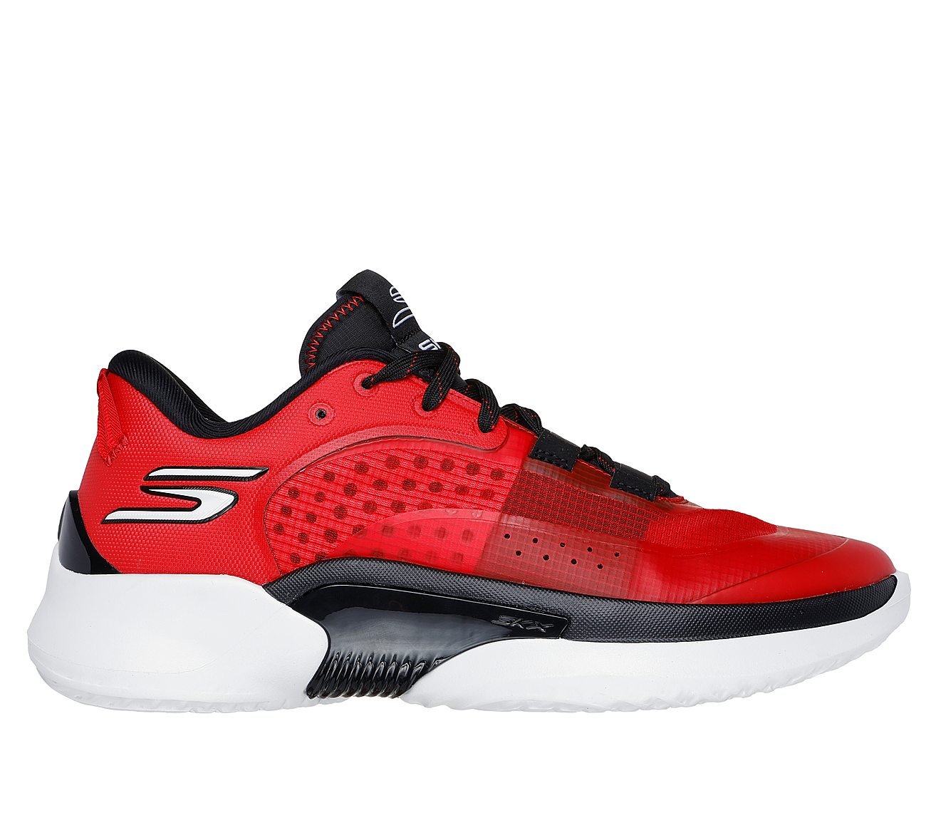 SKX RESAGRIP- Basketball, RED/BLACK Footwear Lateral View