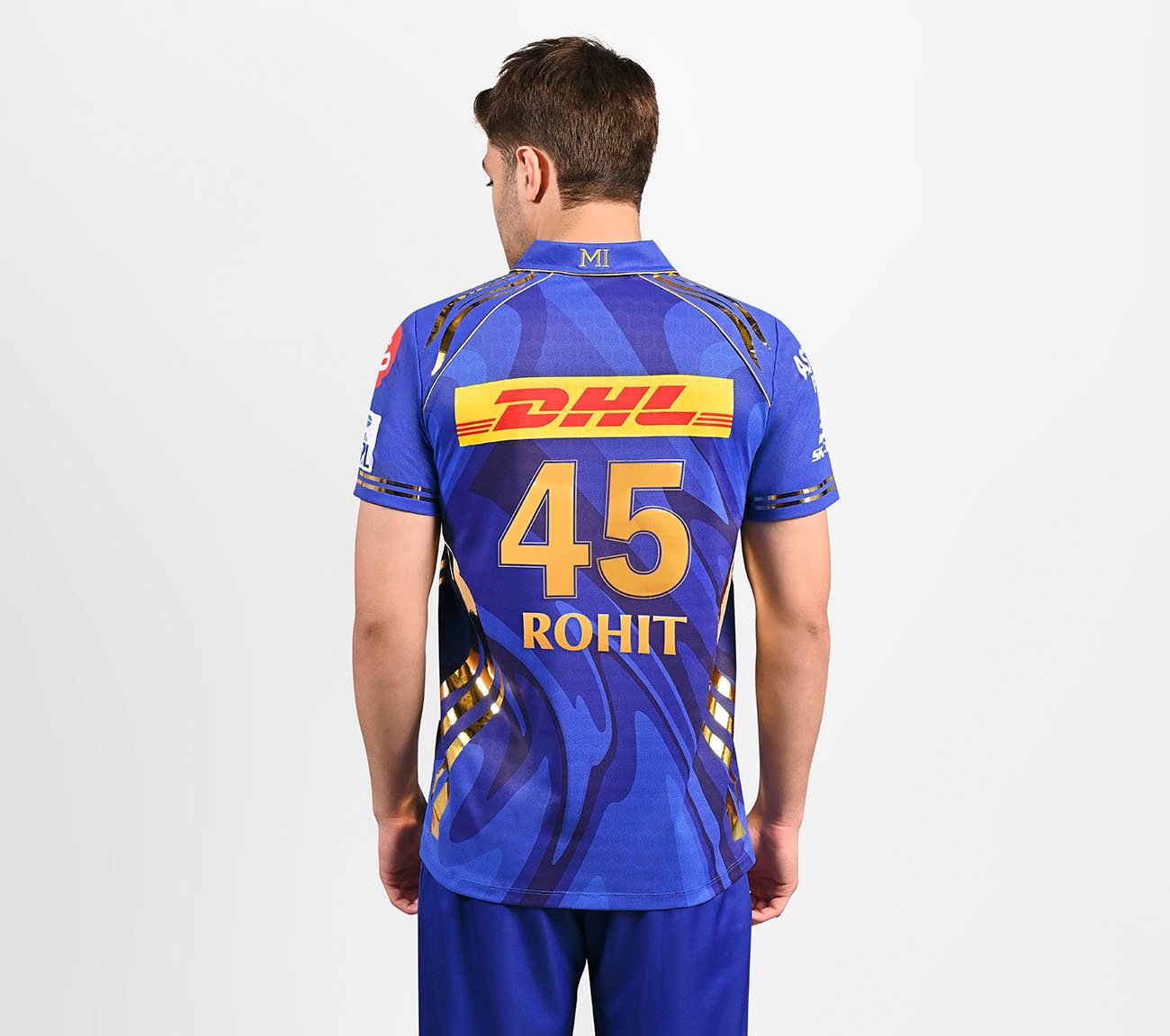 MUMBAI INDIANS: IPL PLAYER EDITION 2025, ROYAL/NAVY/LIME Apparel Right View