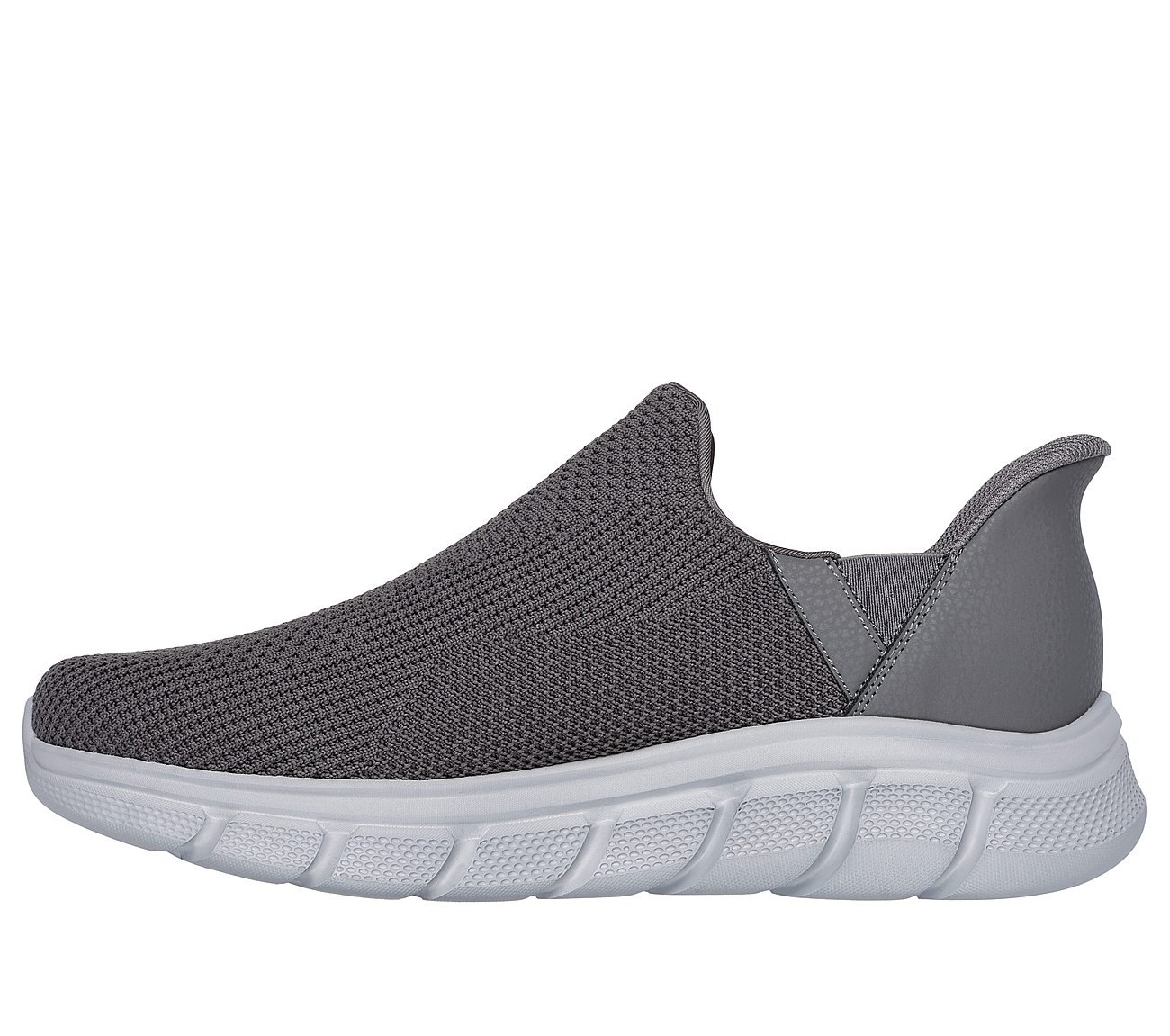 BOBS B FLEX - RESILIENT EDGE, GREY Footwear Left View