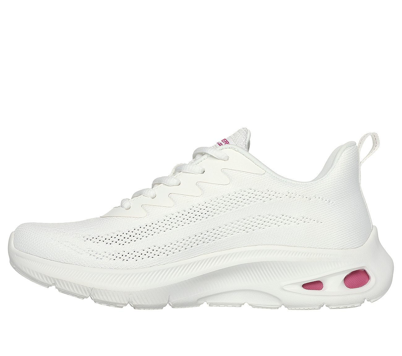 BOBS UNITY - SLEEK WAVES, OFF WHITE Footwear Left View