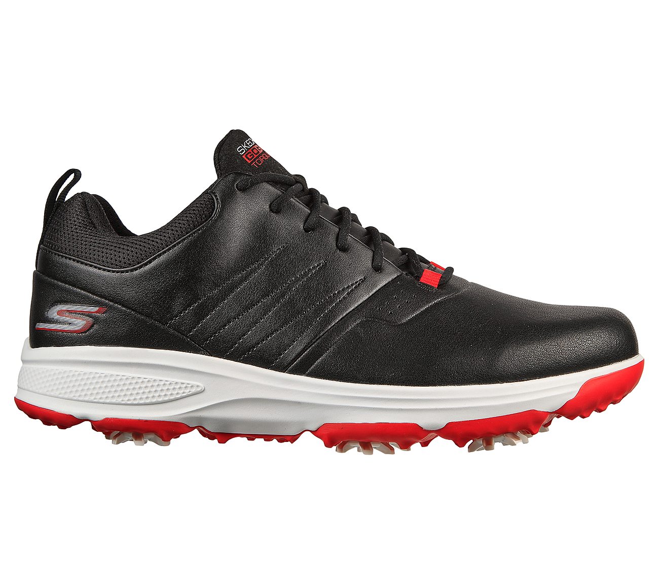 GO GOLF TORQUE - PRO, BLACK/RED Footwear Right View