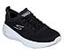 GO RUN FAST - RAPID, BLACK/WHITE Footwear Lateral View