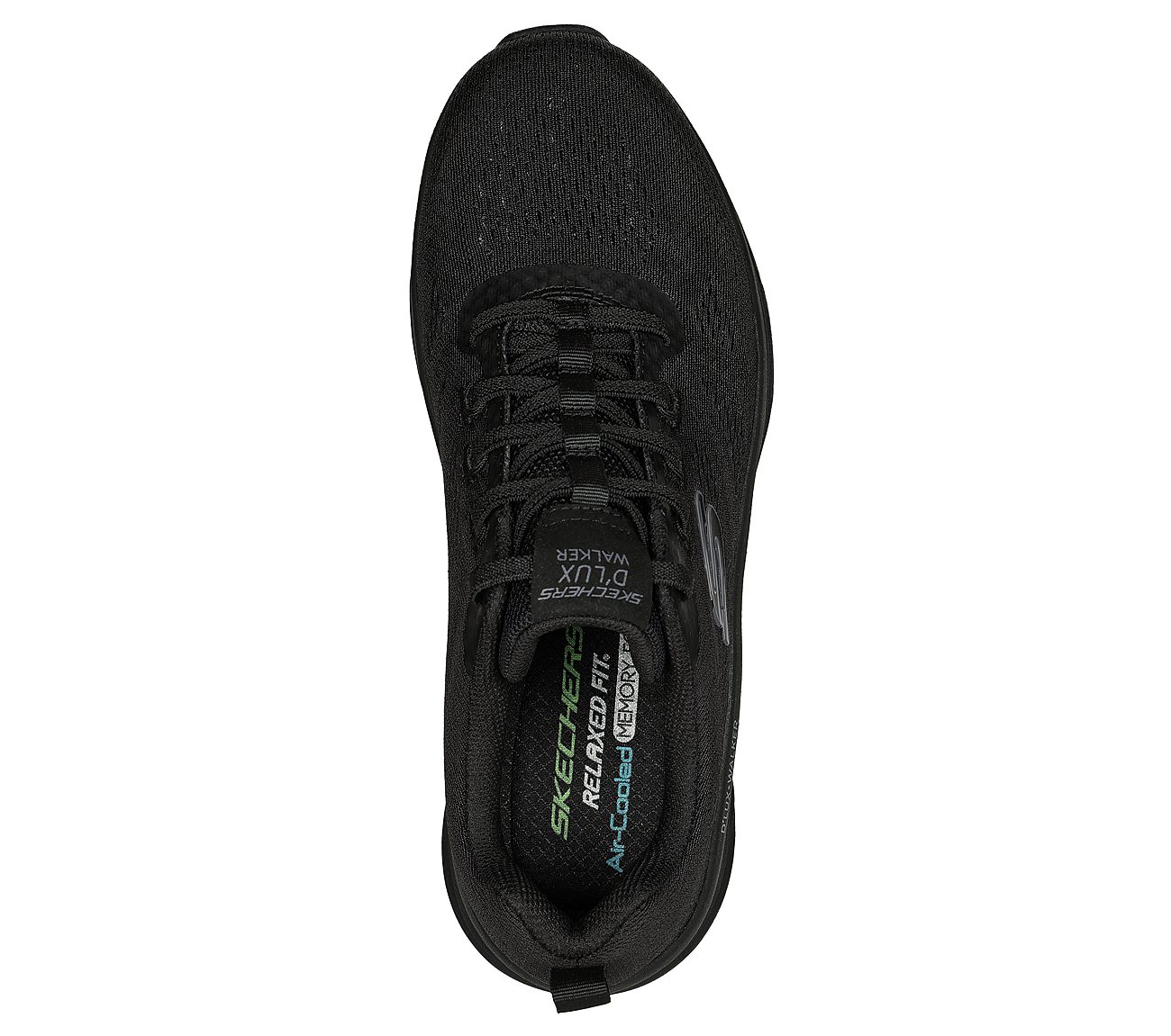 D'LUX WALKER-COMMUTER, BBLACK Footwear Top View