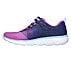 GO RUN 400- SPARKLE ZOOMS, NAVY/PINK Footwear Left View