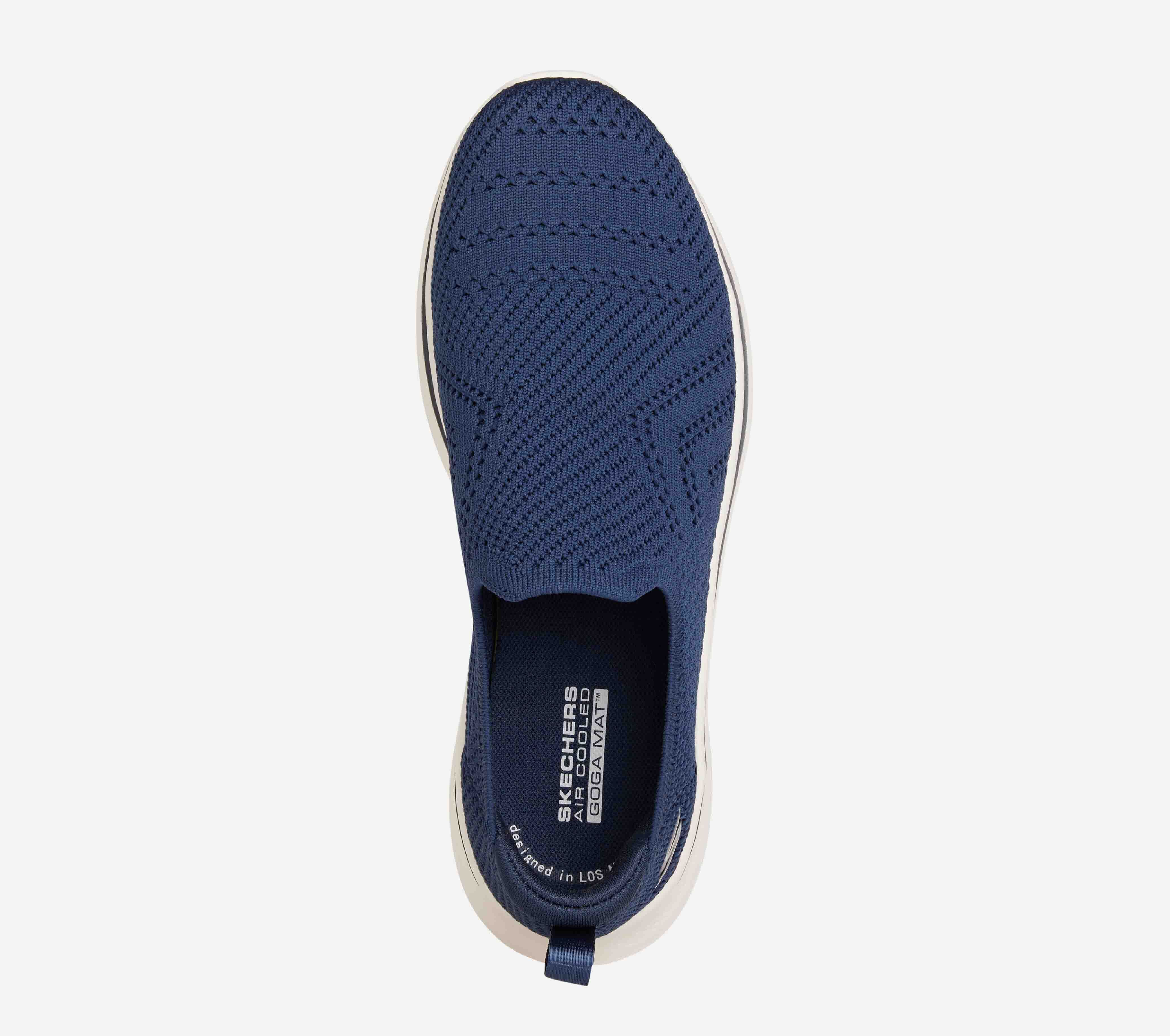 GO WALK 7 - AMINA, NAVY Footwear Top View