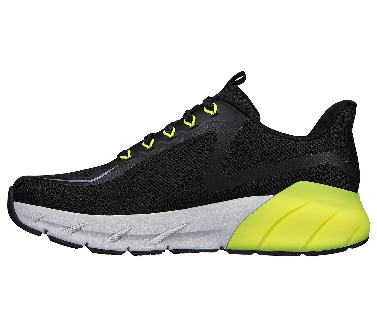 MAX PROTECT SPORT - BREAM, BLACK/LIME Footwear Left View