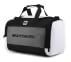 MONOCHROME DUFFLE BAG WITH MESH DETAILED, BLACK/WHITE Accessories Top View