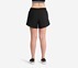 PERFORATED SHORTS, BLACK