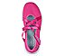 GO WALK JOY-BALLET STRIDES, HOT PINK Footwear Top View