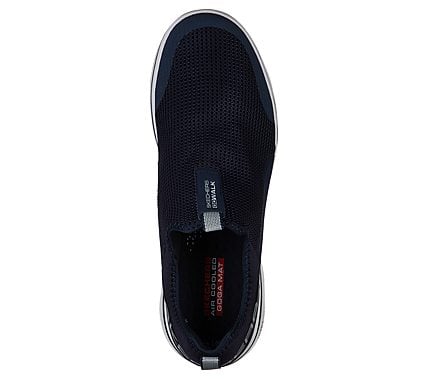 GO WALK 5 - DOWNDRAFT, NAVY/GREY Footwear Top View