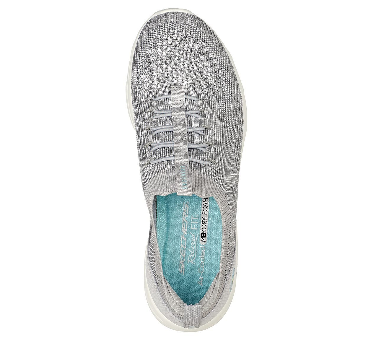 D'LUX COMFORT - BONUS PRIZE, GREY Footwear Top View