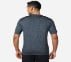 GODRI SWIFT SS T-SHIRT, BLUE/GREY