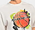 BASKETBALL GRAPHIC T-SHIRT, WHITE Apparel Bottom View