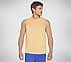 GODRI CHARGE MUSCLE TANK, ORANGE YELLOW Apparel Lateral View