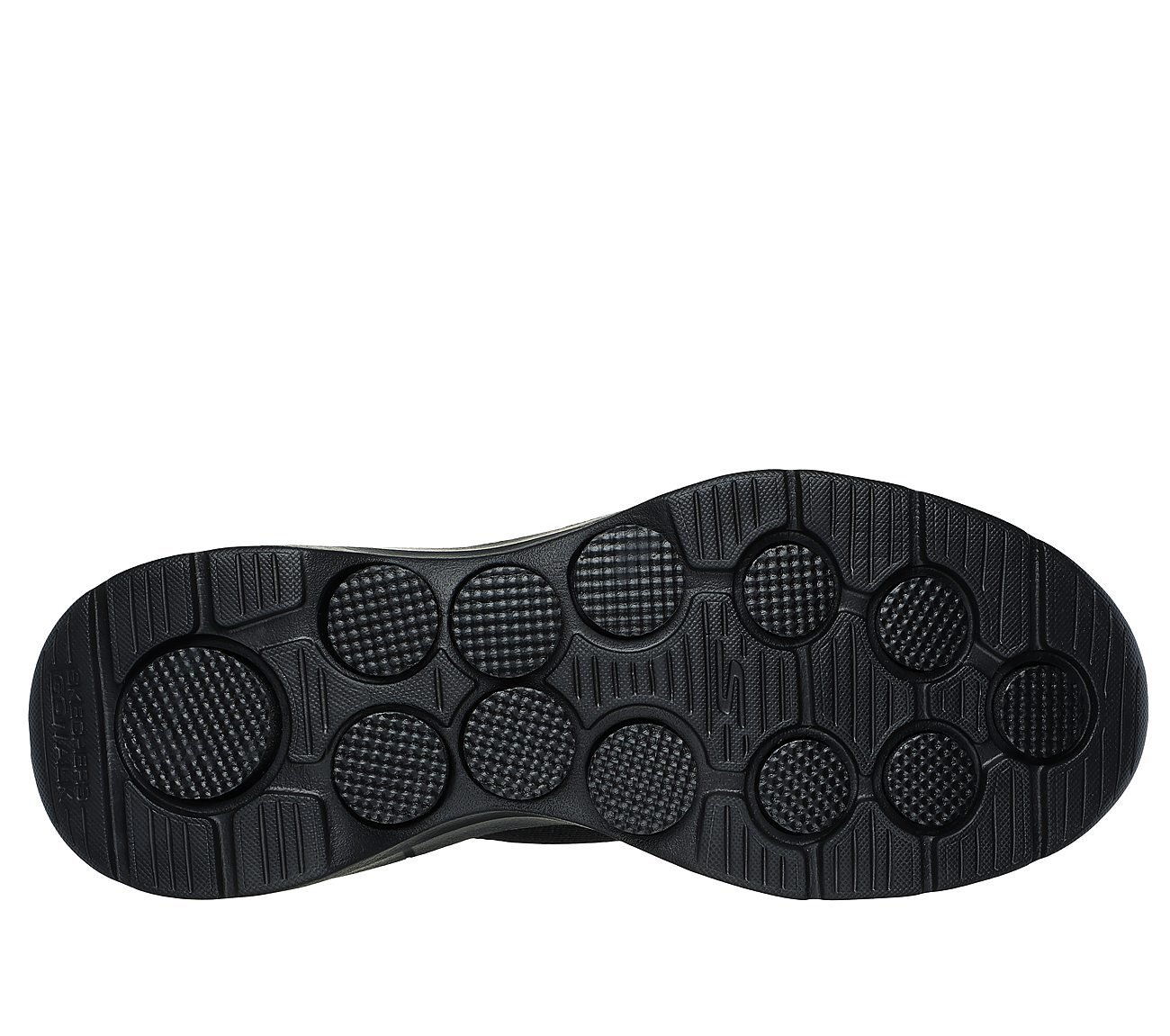 GO WALK 7, BBLACK Footwear Bottom View