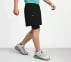 FIREFLY LAYER SHORTS, BLACK/CHARCOAL/BLUE