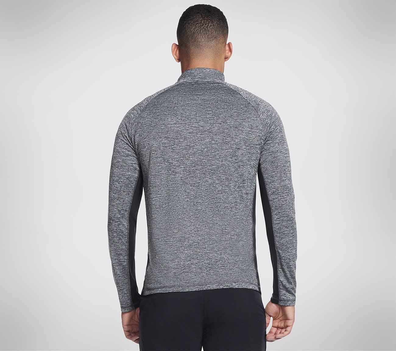 GODRI CHARGE SURGE 1/4 ZIP, CCHARCOAL Apparels Top View