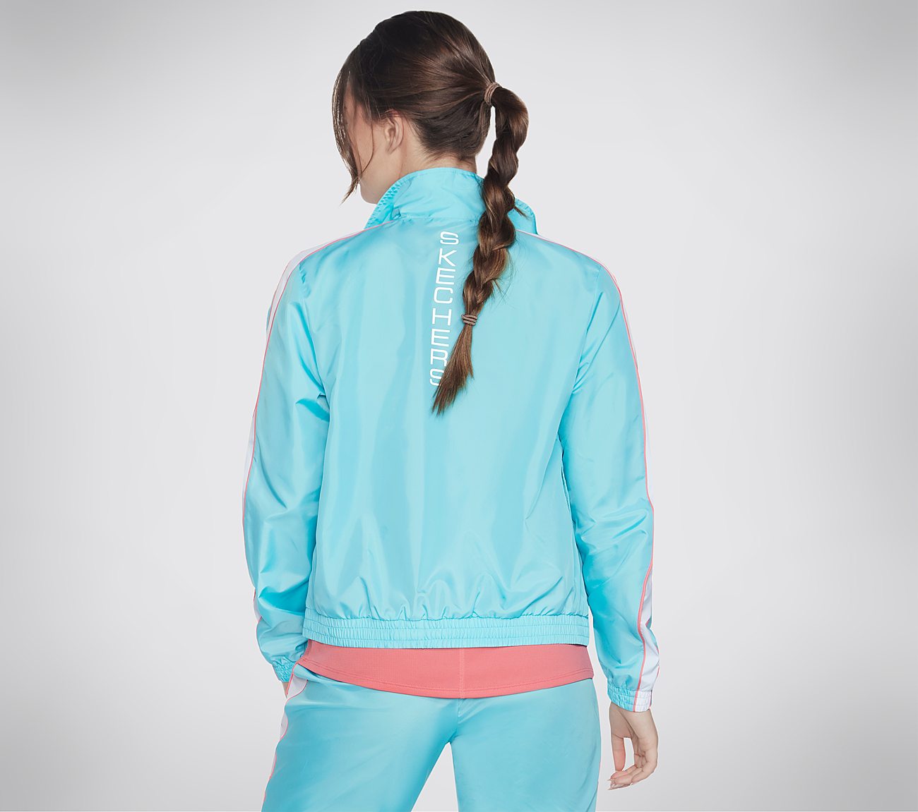 SPEED ELITE TRACK JACKET, BLUE Apparel Top View