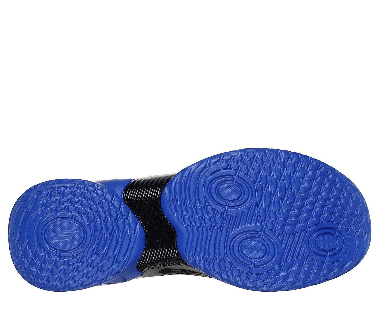 SKX RESAGRIP- Basketball, BLUE/BLACK Footwear Bottom View