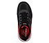 GO RUN 600 - HADDOX, BLACK/RED Footwear Top View