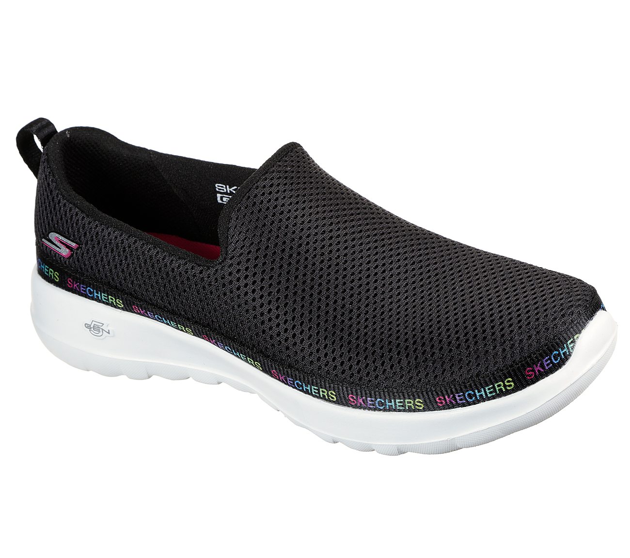 GO WALK JOY- POPULAR, BLACK/MULTI Footwear Right View