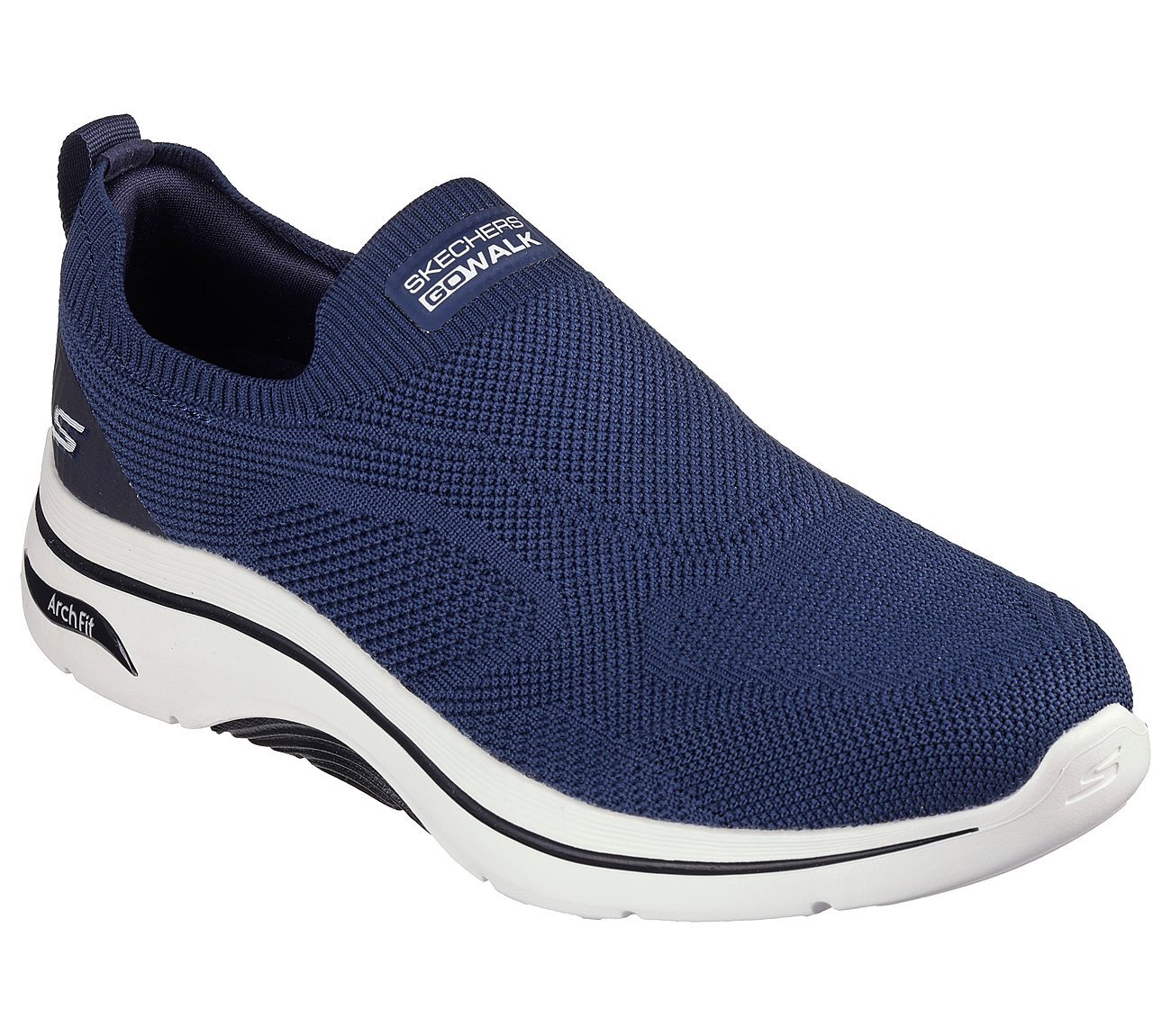 GO WALK ARCH FIT 2.0 - KNITTE, NAVY/BLACK Footwear Right View