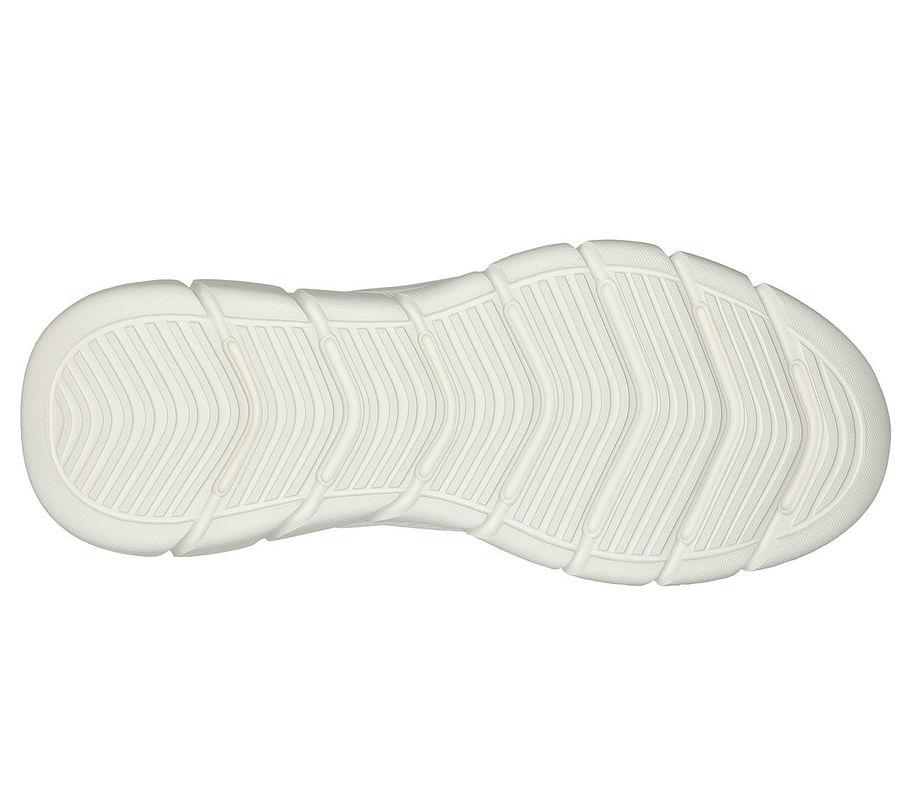 BOBS B FLEX - ELECTRIC COOL, OFF WHITE Footwear Bottom View