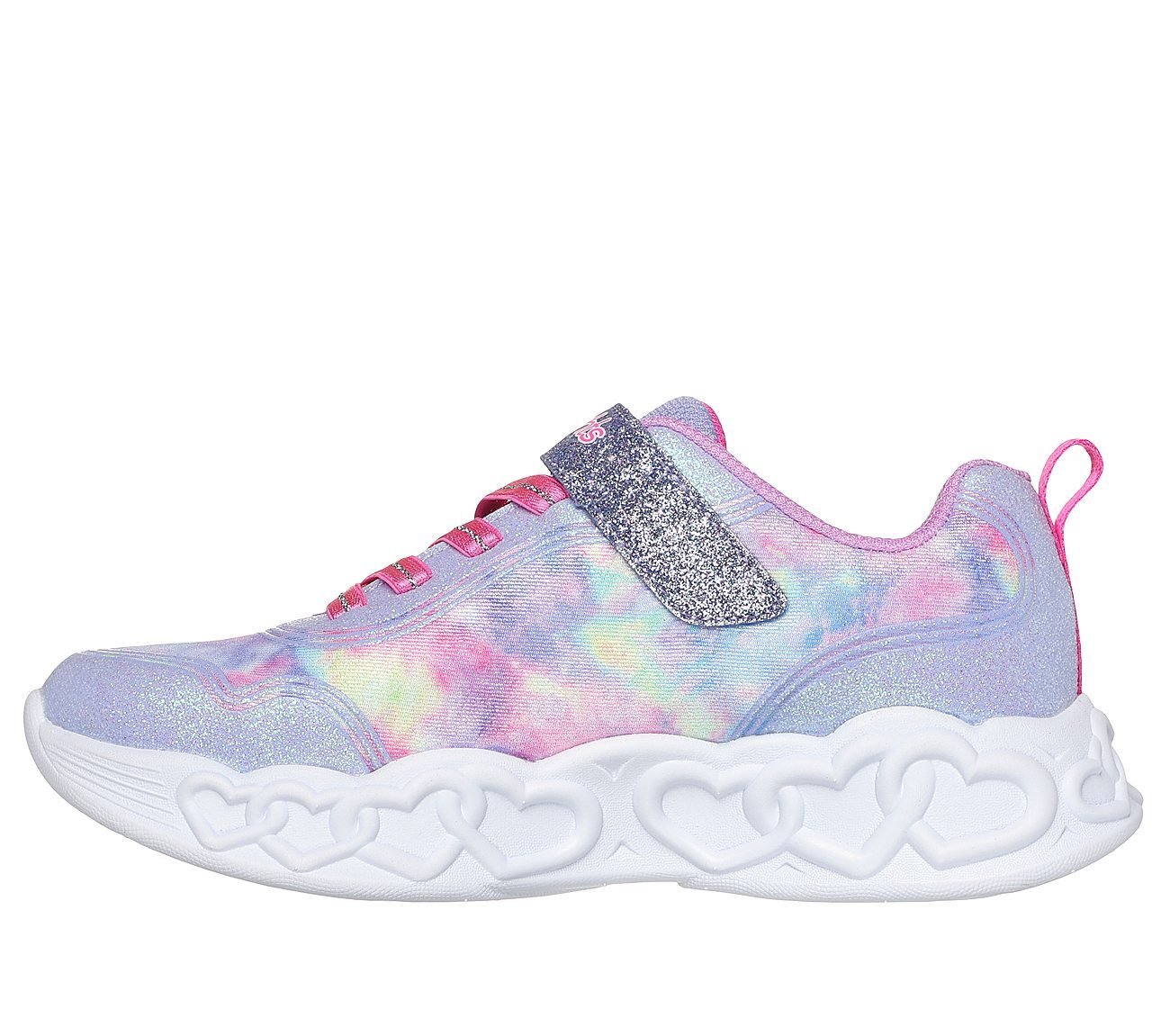 INFINITE HEART LIGHTS - COLOR, LAVENDER/MULTI Footwear Left View