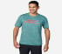 CHOOSE GREATNESS GRAPHIC T-SHIRT, NAVY/GREEN Apparel Lateral View