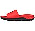 GO RECOVER SANDAL, RED/BLACK Footwear Left View