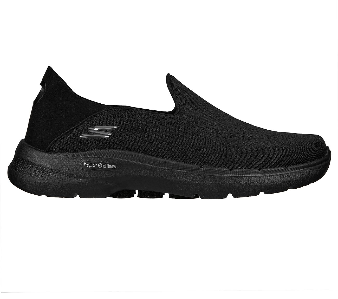 Skechers Black Go Walk 6 Traverse Mens Walking Shoes - Style ID: 216269 ...