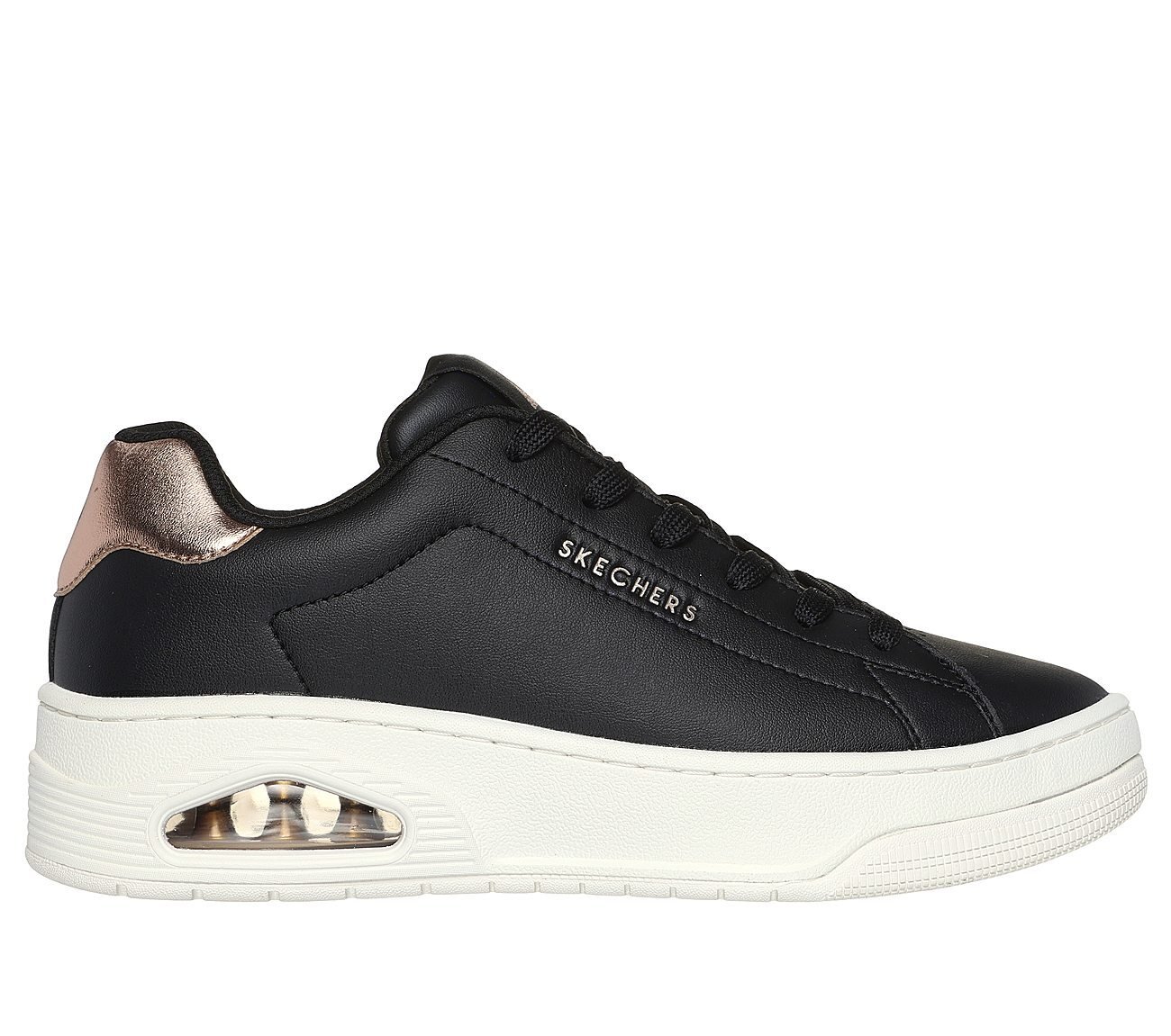 UNO COURT - COURTED AIR, BBBBLACK Footwear Lateral View