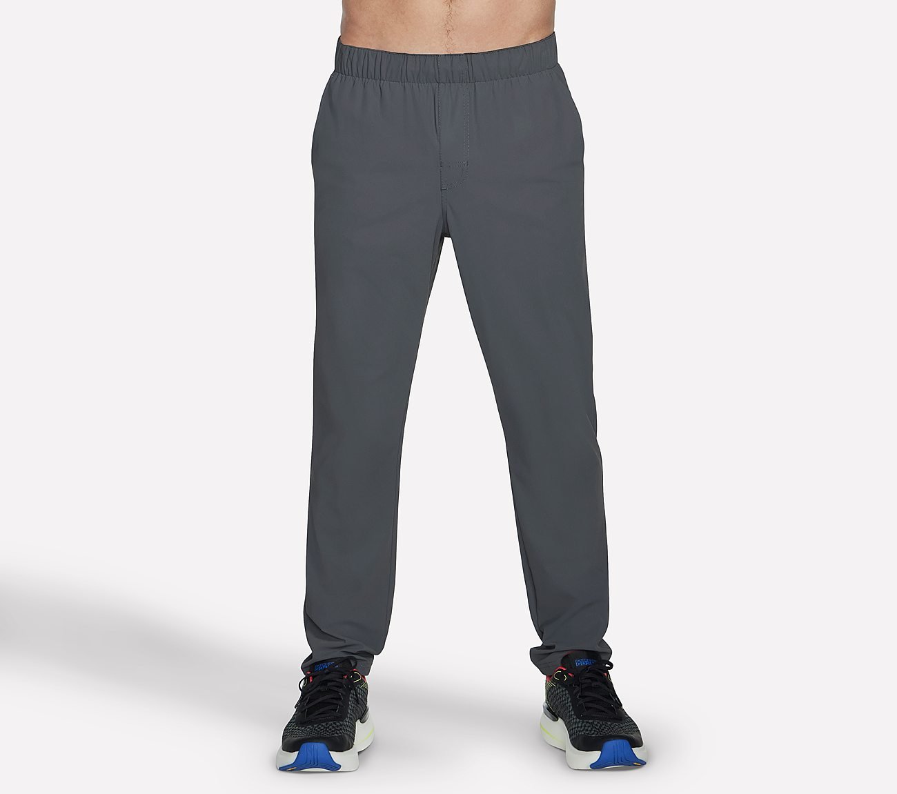 GOSTRETCH ULTRA TAPERED PANT, CHARCOAL Apparel Lateral View