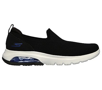 Skechers Black/Blue Go Walk Air Airflow Mens Slip On Shoes - Style ID ...