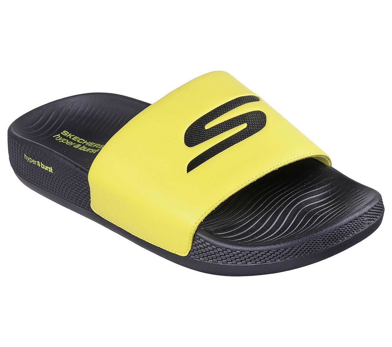 HYPER SLIDE - DERIVER, YELLOW/BLACK Footwear Right View