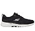 GO WALK 6 - BOLD VISION, BLACK/WHITE Footwear Lateral View