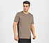 MENS BASIC LOGO  CREW NECK, BROWN