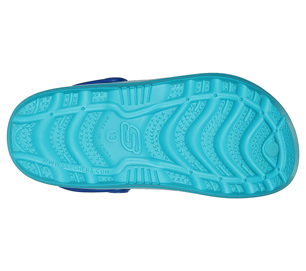 SWIFTERS II - ILLUMI-SHARK, TEAL/BLUE Footwear Bottom View