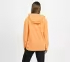 WOMENS BASIC FRONT OPEN HOODIE, Orange