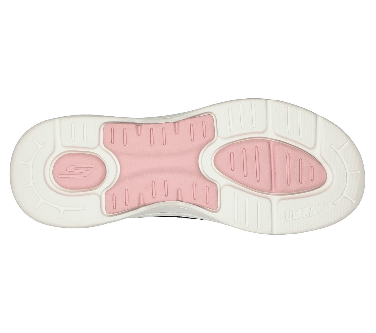 GO WALK ARCH FIT - OCEAN REEF, BLACK/PINK Footwear Bottom View