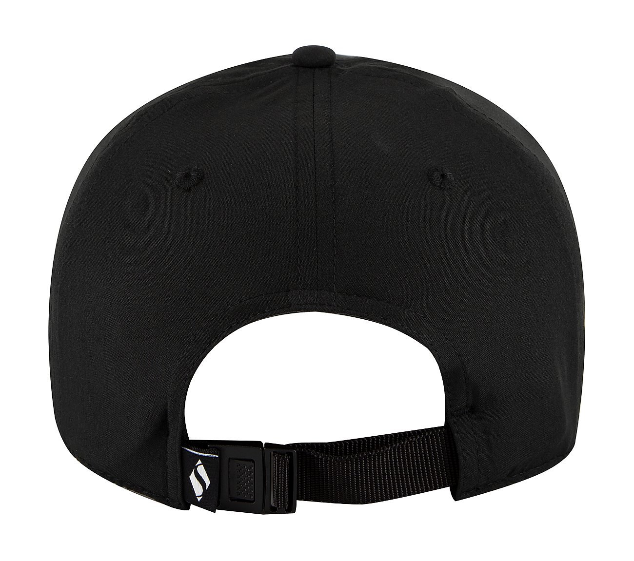 SKECH-SHINE FOIL BASEBALL HAT, BBBBLACK Accessories Top View