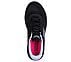 GO RUN 7.0 - ESCAPE, BLACK/BLUE/PINK Footwear Top View