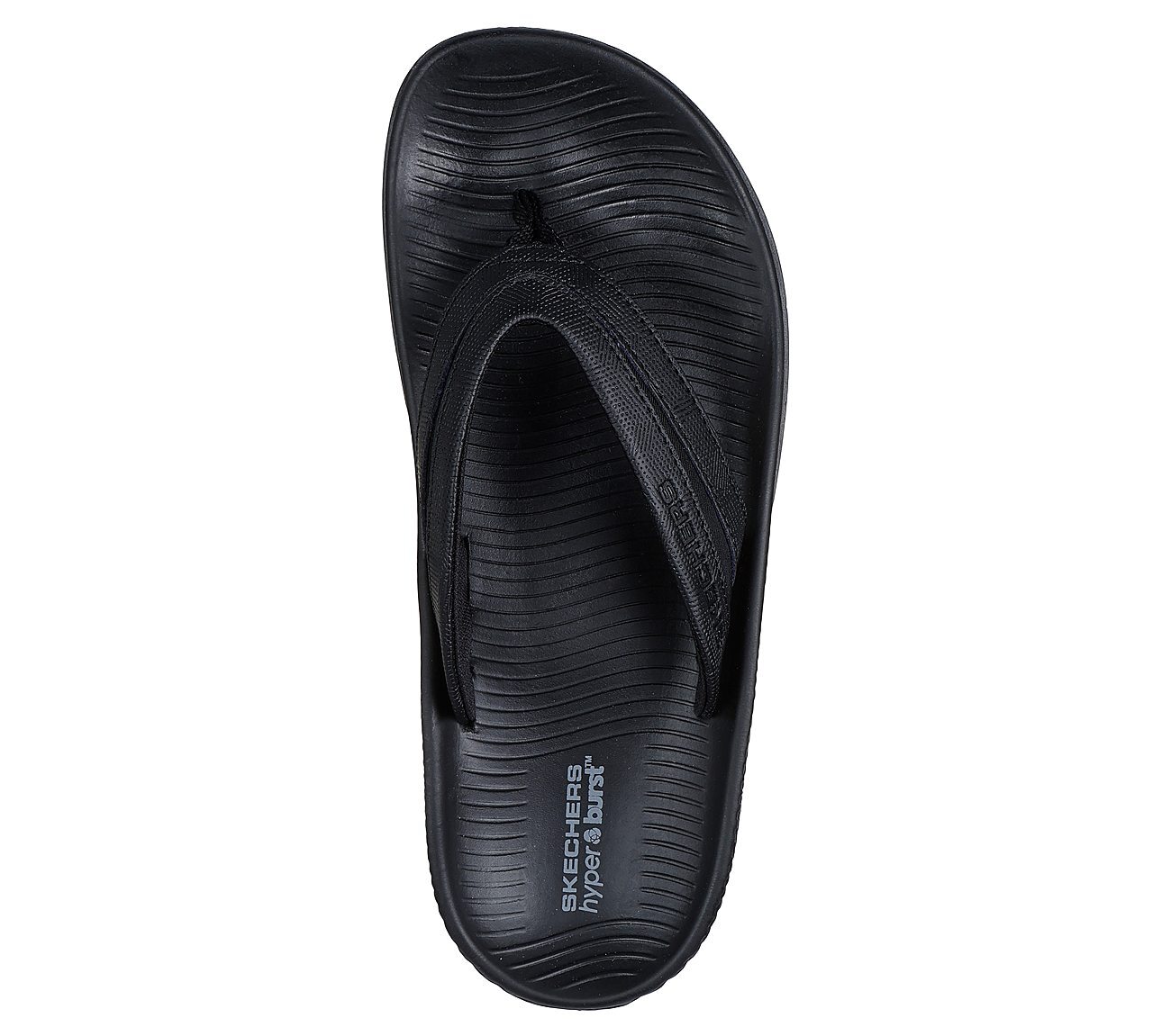 HYPER SLIDE, BBLACK Footwear Top View