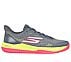 Skechers Viper Court Pro - Pickleball, GRAY/PINK Footwear Lateral View