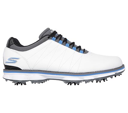 GO GOLF PRO, WHITE/GREY/BLUE Footwear Right View