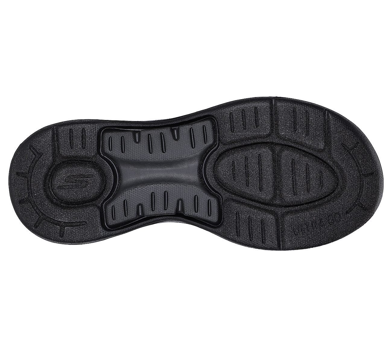 GO WALK ARCH FIT SANDAL-POLIS, BBLACK Footwear Bottom View