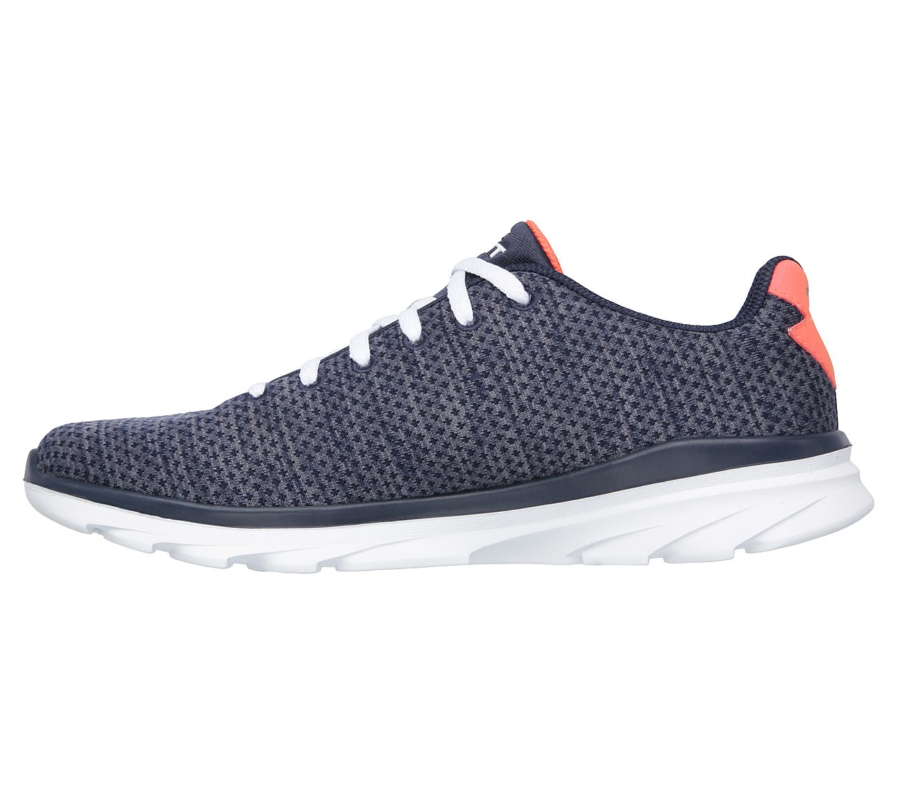 GO FIT TR - PRIMA, NAVY/WHITE Footwear Left View