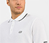 STRUCTURED KNIT POLO, WHITE Apparel Right View