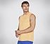 GODRI CHARGE MUSCLE TANK, ORANGE YELLOW Apparel Bottom View